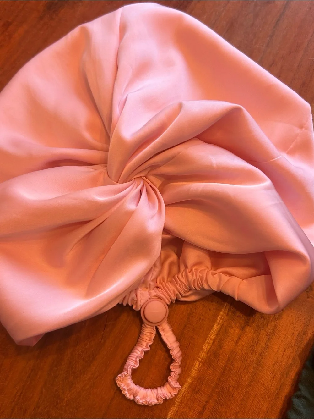 Sleep women’s bundle eye mask sleep mask silk bonnet heatless hair curler pink